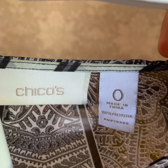 Chicos fringed arm blouse. Never worn‎ - Picture 3 of 6